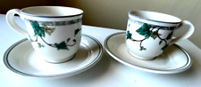 Two Ivy Lane Keltcraft Noritake Cups & Saucers, Made in Ireland for sale  Shipping to South Africa