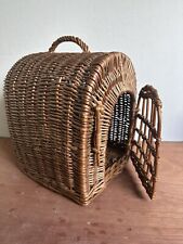 Vintage wicker cat for sale  Shipping to Ireland