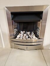 Gas fire brushed for sale  UK