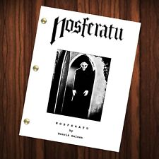 Nosferatu movie script for sale  Nashville