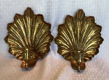 Pair vintage brass for sale  North Anson