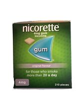 Nicorette 4mg. pack. for sale  Shipping to Ireland