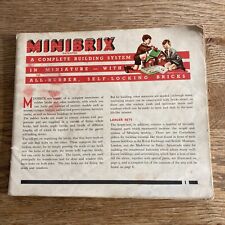 Minibrix catalogue 1950s for sale  NEWBURY