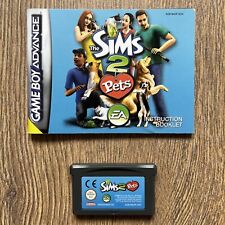 Nintendo Game Boy Advance The Sims 2 Pets cartucho e livreto de instruções UKV comprar usado  Enviando para Brazil