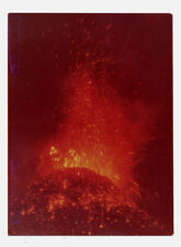 PHOTO ANCIENNE Couleur Éruption volcanique 1972 Coulée de lave Volcan segunda mano  Embacar hacia Argentina