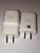 (pacote com 2) LG USB (5.0V/1.2A) adaptador de viagem carregador de parede - Branco (MCS-V01WA) comprar usado  Enviando para Brazil
