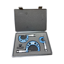 PITTSBURGH 3-Pc. Micrometer Set - No. 64202 - 0-1", 1-2", 2-3" - .0001" - NEW for sale  Shipping to South Africa