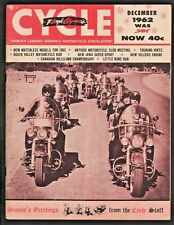 1962 Dezembro Cycle - Revista de motocicleta vintage - Carrinho de golfe Harley-Davidson comprar usado  Enviando para Brazil