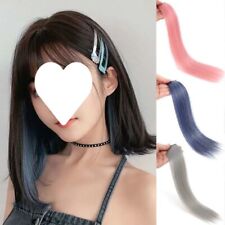 Extensiones de cabello humano con clip de 2 piezas rayas resaltadas multicolores festival arco iris, usado segunda mano  Embacar hacia Argentina