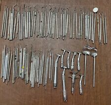 Grande Lote de 92 Instrumentos Odontológicos Usados Vintage Palhetas, Brocas comprar usado  Enviando para Brazil