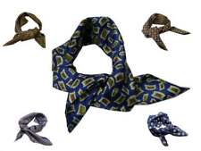 FOULARD UOMO di SETA STAMPATA FAZZOLETTO DA COLLO BLU CASHECOL MODA GIOVANE comprar usado  Enviando para Brazil