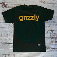 Grizzly Mens T-Shirt Size S Black Graphic Print Tee NWOT 100% Cotton for sale  Shipping to South Africa