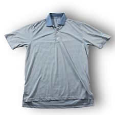 Camisa polo masculina listrada azul média Turtleson desempenho stretch Dadcore comprar usado  Enviando para Brazil