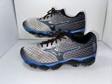 Usado, Zapatillas deportivas Mizuno Wave Prophecy 4 negras grises azules para hombre talla 12 segunda mano  Embacar hacia Argentina