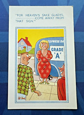 Saucy comic postcard for sale  BROUGH