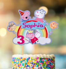 Personalised layered peppa for sale  WISBECH