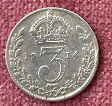 1914 silver threepenny for sale  KETTERING