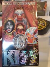 Moeda Kiss 1998 Psycho Circus Liberty prata em perfeito estado Peter Criss lacrada, usado comprar usado  Enviando para Brazil