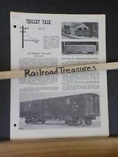 Trolley Talk #16 1957 novembro.15th reboques interurbanos seção 1. Carrinho de mão, usado comprar usado  Enviando para Brazil