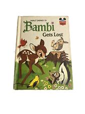 Vintage 1972 Bambi Gets Lost Walt Disney Livro de Capa Dura Albert Miller, usado comprar usado  Enviando para Brazil