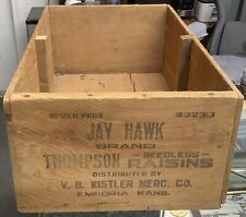 wood storage rustic crate for sale  Lawrence