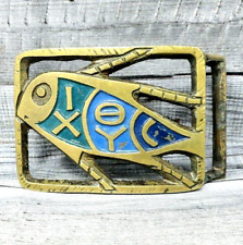 Fish belt buckle for sale  Torrington