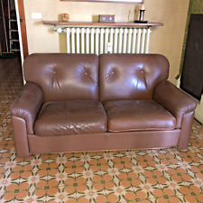 divano 2 posti marrone usato  Saronno