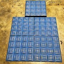 Home Decor Ceiling Tiles 20x20 R40 Blue Gold LOT/12 AS IS (31.68 s/f) for sale  Shipping to South Africa