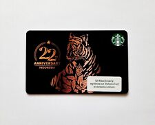Usado, Tarjeta Starbucks Indonesia 22 aniversario Tiger 2024 segunda mano  Embacar hacia Argentina