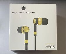 Fones de ouvido intra-auriculares de latão com fio plano novo em folha-MASTER & DYNAMIC ME05BR comprar usado  Enviando para Brazil