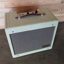 Mojotone Tweed Champ 5F1 Amplificador Olive Tweed 5 watt tubo todo USADO comprar usado  Enviando para Brazil