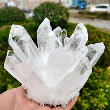 APROXIMADAMENTE 500-600 g Nuevo Hallazgo Cristal de Cuarzo Transparente Espécimen Mineral Curación segunda mano  Embacar hacia Mexico