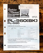 Pioneer PL-960 toca-discos / toca-discos manual de serviço *original* comprar usado  Enviando para Brazil