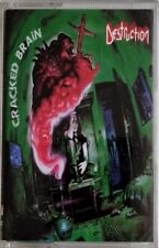 DESTRUCTION  CRACKED BRAIN audio music cassette tape for sale  Shipping to South Africa