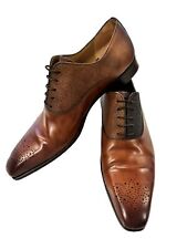 Used, Magnanni Men’s Cognac/Brown Oxfords 10.5 for sale  Shipping to South Africa