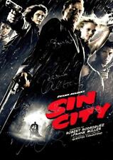 Sin City MOVIE CAST PP SIGNED POSTER 12X8 Frank Miller usato  Spedire a Italy