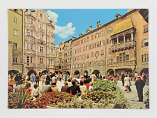 Cartão postal Innsbruck Altstadt Herzog-Friedrich-Strasse Helblinghaus & Golden Roof comprar usado  Enviando para Brazil