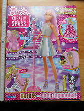 Barbie Kreatywna zabawa - Zeszyt z dziennika - 34 strony Rękodzieło Malowanie Rozrywka Lalka na sprzedaż  Wysyłka do Poland