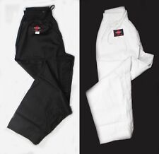 Used, KANKU new White, Black Karate Taekwondo pants 7oz light weight pants Martial Art for sale  Shipping to South Africa