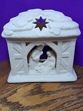 Ceramic nativity white for sale  Hammonton