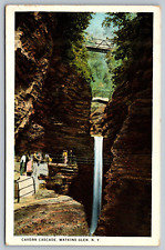 Postal Caverna Cascada Watkins Glen Nueva York EE. UU. América del Norte segunda mano  Embacar hacia Mexico