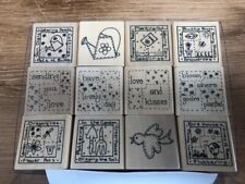 Rubber stamps sets for sale  EXMOUTH