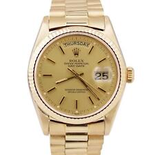 1979 Rolex Day-Date President CHAMPAGNE 36mm relógio canelado ouro amarelo 18K 18038 comprar usado  Enviando para Brazil