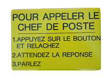 Plaque emaillee metro d'occasion  Saint-Pierre-Quiberon