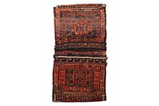 Bolso de silla antiguo de lana oxidada tradicional hecho a mano bolso textil oriental 51x101 cm  segunda mano  Embacar hacia Argentina