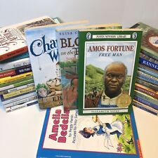 Livros capítulos infantis Sonlight MFW Newberry TITLES A-E literatura de história comprar usado  Enviando para Brazil