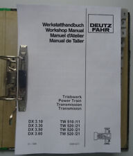 Deutz werkstatthandbuch getrie gebraucht kaufen  Aichach