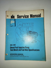Usado, Banco de prueba bomba de inyección de combustible diésel International Harvester y especificación de tasa de combustible segunda mano  Embacar hacia Argentina