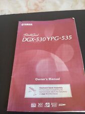 Manual de instruções Yamaha DGX-530: 142 páginas, pré-propriedade DGX-530 e YPG-535 comprar usado  Enviando para Brazil