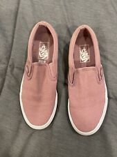 Tênis de Skate Vans Feminino Clássico Slip-On Mauve Rosa Lona Rosa Tamanho 8 comprar usado  Enviando para Brazil